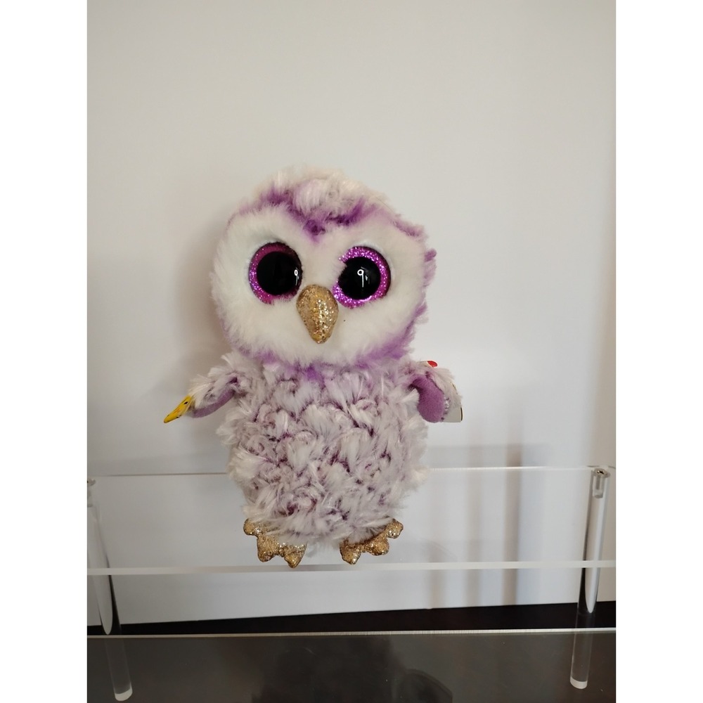 Ty Beanie Boos Moonlight‎ Owl  7"